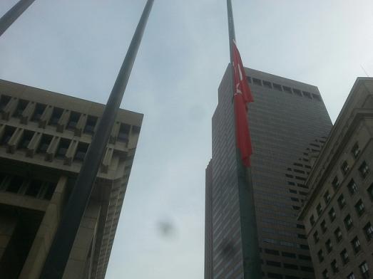 Türk Bayrağı BOSTON'da DALGALANDI