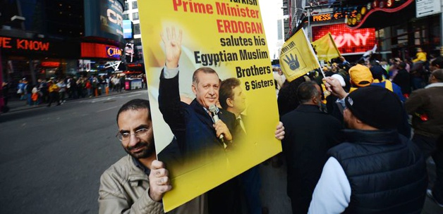 ABD'yi Erdoğan sloganlarıyla inlettiler