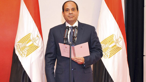 Mısır'da darbeci Sisi yemin etti