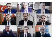 Diyanet İşleri Başkanı Erbaş, yeni atanan il müftüleriyle video konferans yöntemiyle görüştü:
