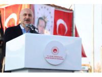 Ulaştırma ve Altyapı Bakanı Karaismailoğlu, Adıyaman'daki toplu temel atma töreninde konuştu: