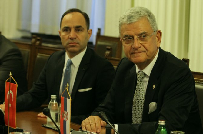Sırbistan Cumhurbaşkanı Vucic TBMM heyetini kabul etti