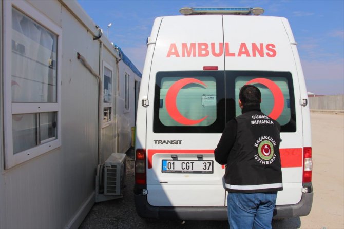Suriye'den dönen ambulansta esrar ele geçirildi