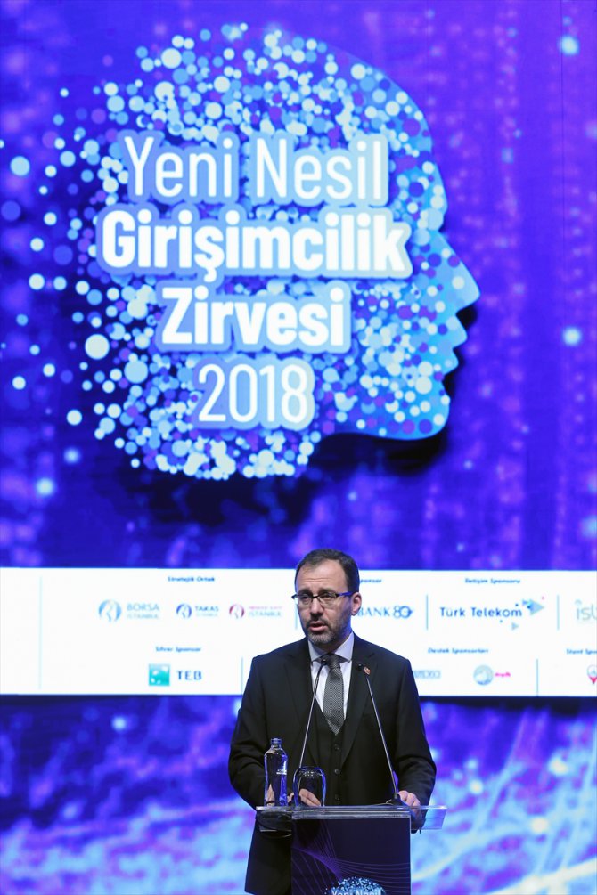 Bakan Kasapoğlu, Yeni Nesil Girişimcilik Zirvesi'ne katıldı