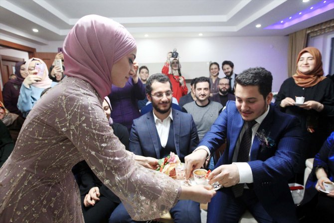 Cumhurbaşkanı Erdoğan istedi, Vali Kaymak nişan yüzüklerini taktı