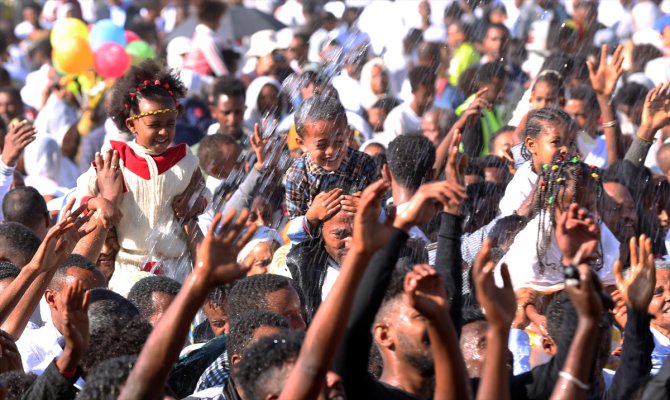 Etiyopyalı Hristiyanlar Timkat'ı kutladı