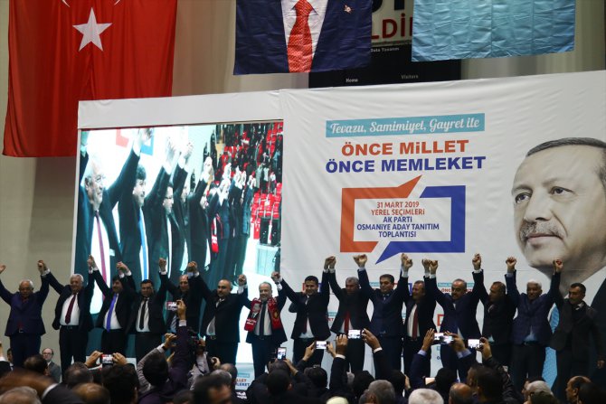 Osmaniye'de AK Parti belediye başkan adayları tanıtıldı