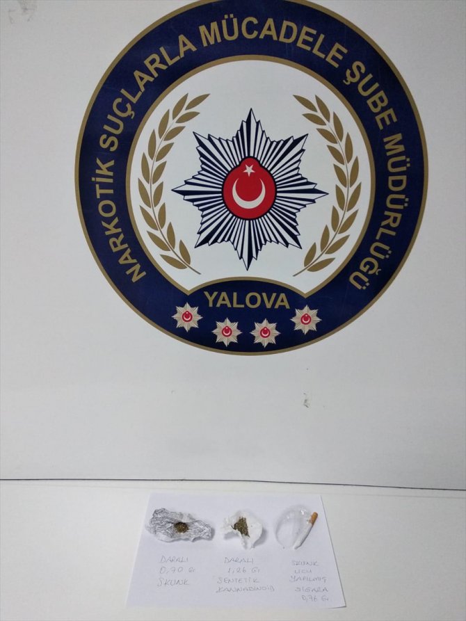 Yalova'da uyuşturucu operasyonu