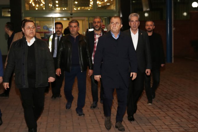 Galatasaray Teknik Direktörü Fatih Terim Adana'da