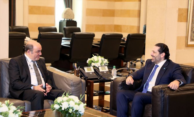 Lübnan Başbakanı Hariri Büyükelçi Çakıl'ı kabul etti