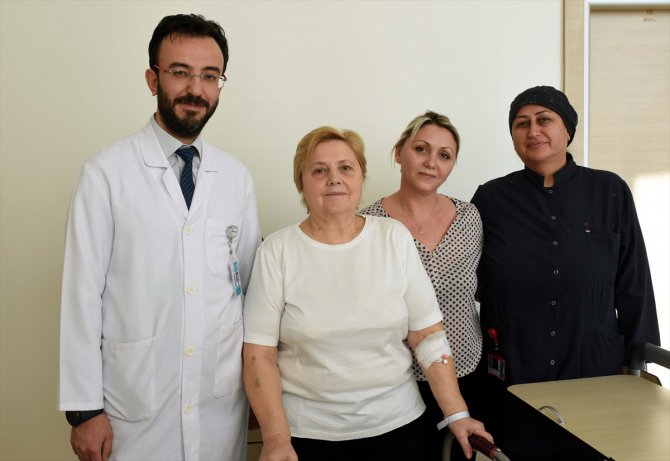 Moldovalı kadın Kırıkkale'de sağlığına kavuştu