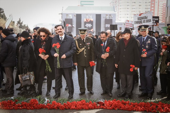 Hocalı kurbanları Ana Feryadı Anıtı'nda anıldı
