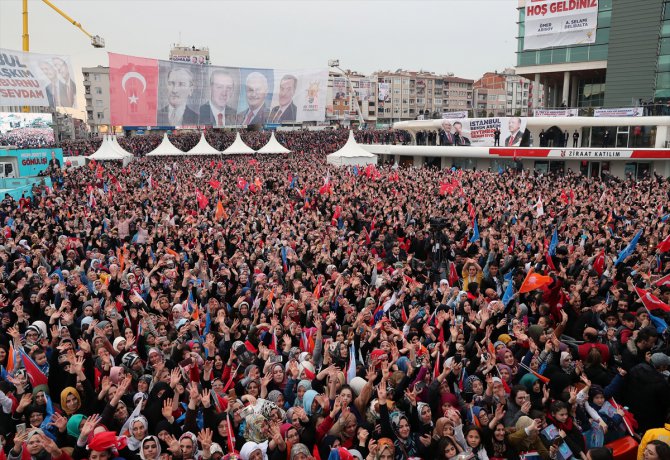 AK Parti'nin Zeytinburnu mitingi