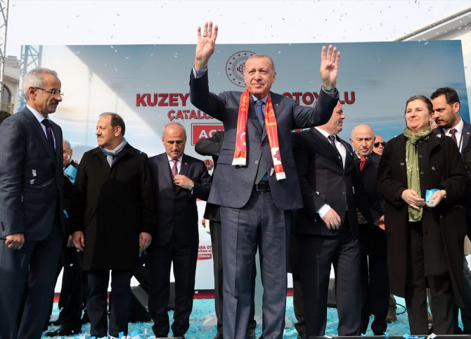 Kuzey Marmara Otoyolu Çatalca-Yassıören Kesimi açılış töreni