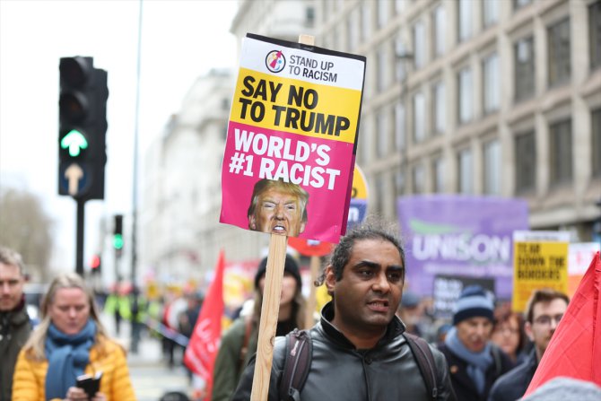 Londra'da Yeni Zelanda'daki terör saldırıları protesto edildi