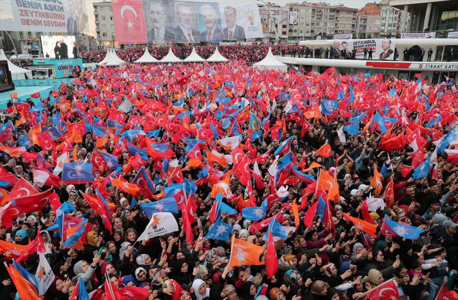 AK Parti'nin Zeytinburnu mitingi