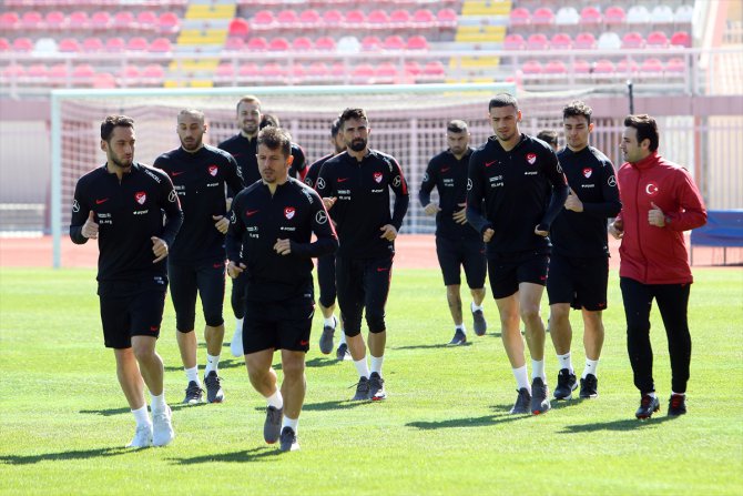 A Milli Futbol Takımı, Arnavutluk'ta çalıştı