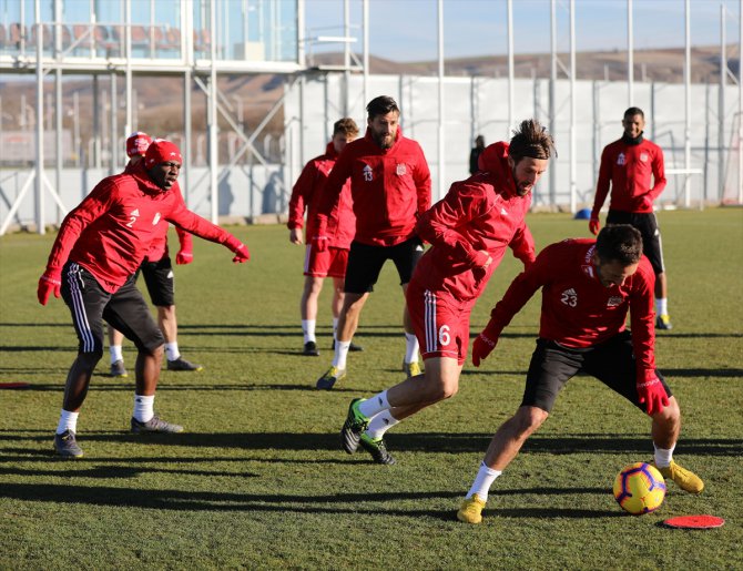 Sivasspor'da, Kayserispor maçı hazırlıkları