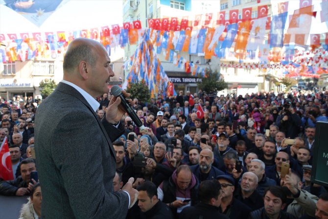 İçişleri Bakanı Soylu Beyoğlu'nda