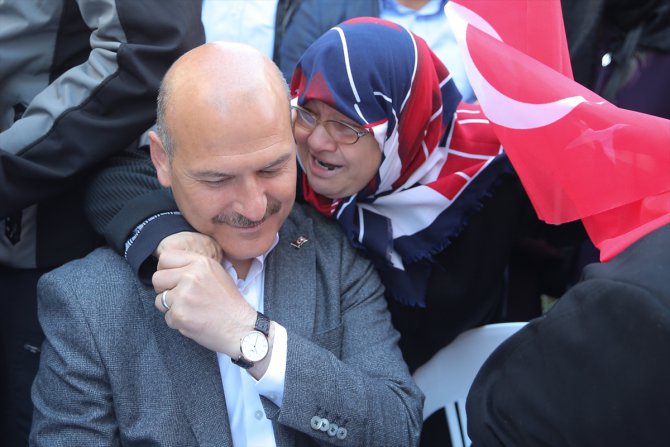 İçişleri Bakanı Soylu Beyoğlu'nda
