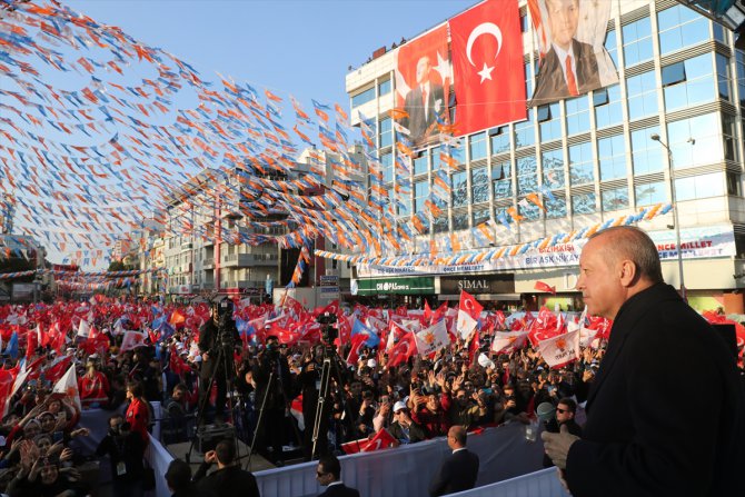 AK Parti'nin Uşak mitingi