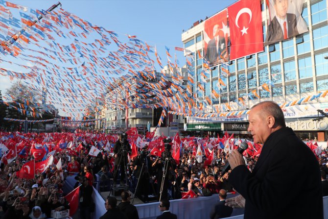 AK Parti'nin Uşak mitingi