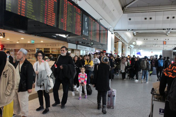 Atatürk Havalimanı'nda yoğunluk