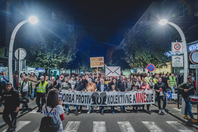 Karadağ ve Sırbistan'da hükümet karşıtı protestolar sürüyor