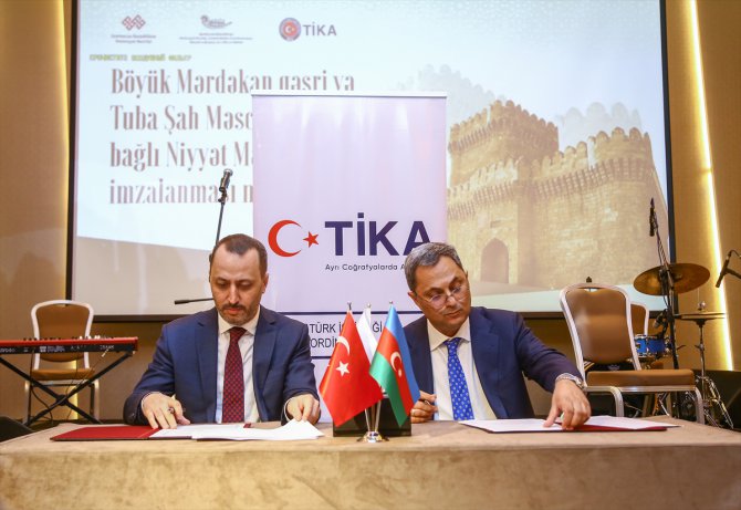 TİKA, Azerbaycan'da tarihi Merdekan kalesini restore edecek