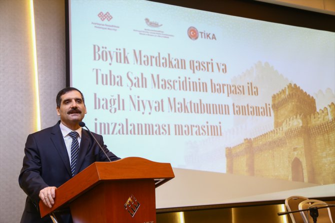 TİKA, Azerbaycan'da tarihi Merdekan kalesini restore edecek