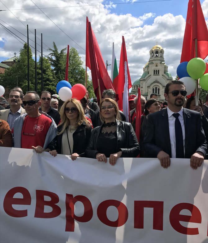 Bulgaristan'da 1 Mayıs kutlamaları