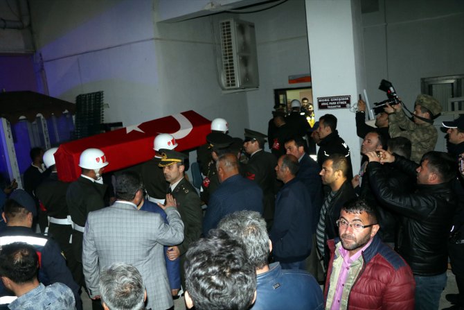 Şehit askerin cenazesi Çankırı'ya getirildi