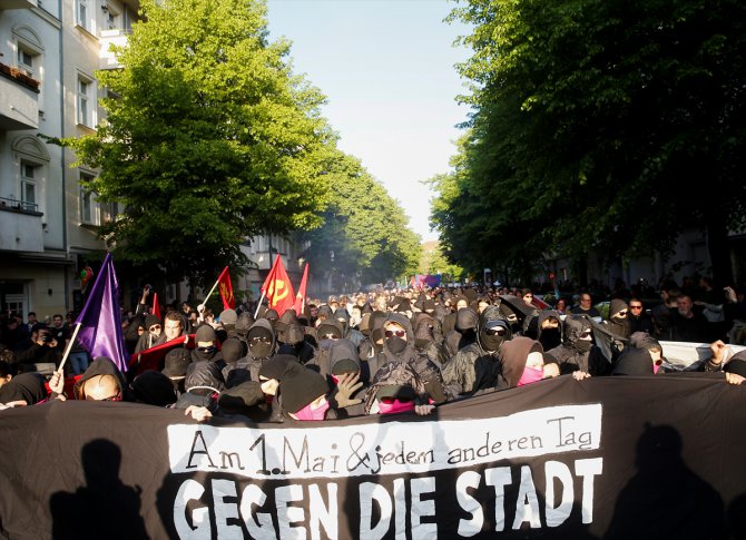 Almanya’da 1 Mayıs gösterisi
