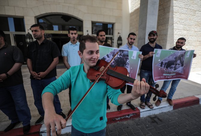 Filistinli sanatçılardan AB'ye "İsrail'de Eurovision iptal edilsin" çağrısı