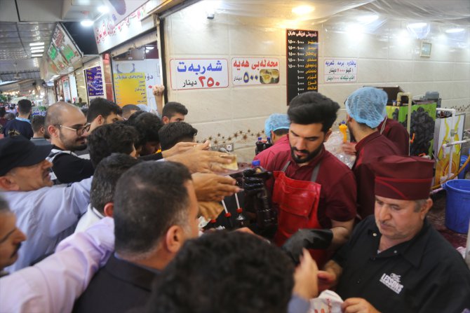 Irak'ta ramazanın vazgeçilmezi şerbetler