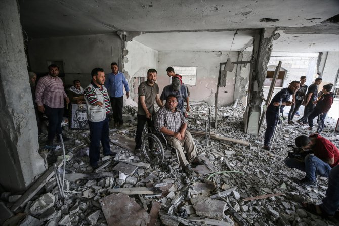 İsrail Refah'taki tek engelli merkezini de bombaladı