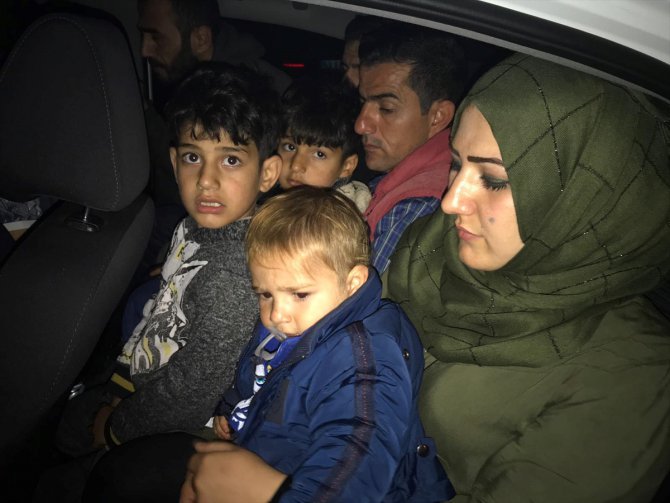 Tekirdağ'da 10 düzensiz göçmen yakalandı