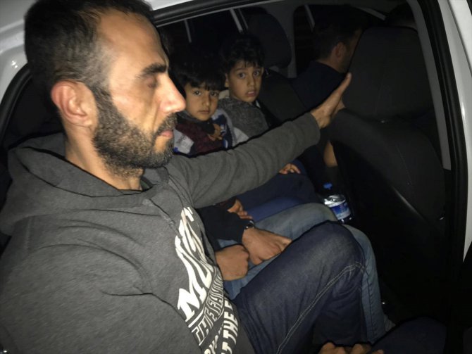 Tekirdağ'da 10 düzensiz göçmen yakalandı