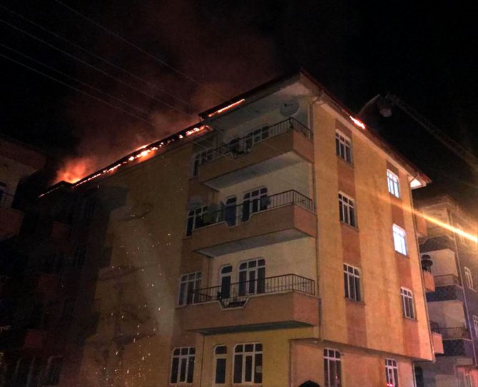 Kırıkkale'de yangın