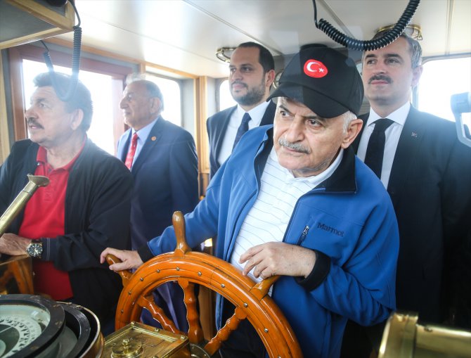 Yıldırım, Deniz Kuvvetleri Atatürk Rallisi Uğurlama Törenine katıldı