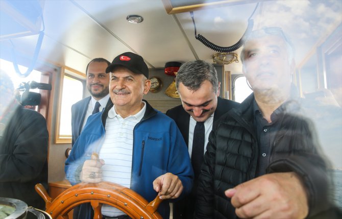 Yıldırım, Deniz Kuvvetleri Atatürk Rallisi Uğurlama Törenine katıldı