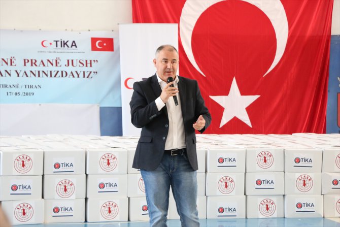 TİKA'dan Arnavutluk'ta ihtiyaç sahiplerine ramazan yardımı