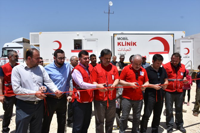 Türk Kızılay Suriye'de mobil sağlık klinikleri açtı