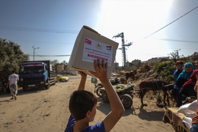 "Gazze'ye Hayat Ol" Platformundan 430 aileye gıda yardımı