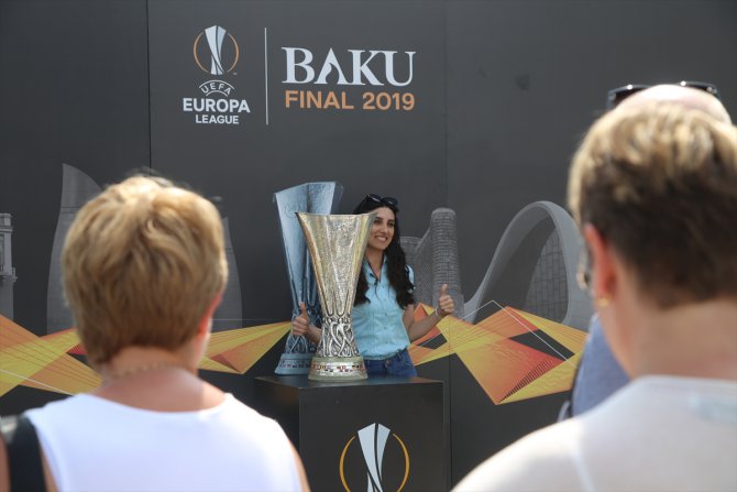Bakü'de UEFA Avrupa Ligi finali coşkusu