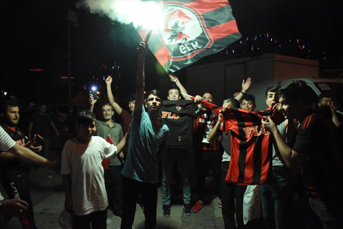 Gazişehir Gaziantep'in finale yükselmesi kentte sevinçle karşılandı