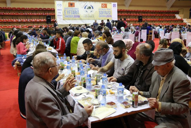 Üsküdar Belediyesinden Arnavutluk'ta iftar