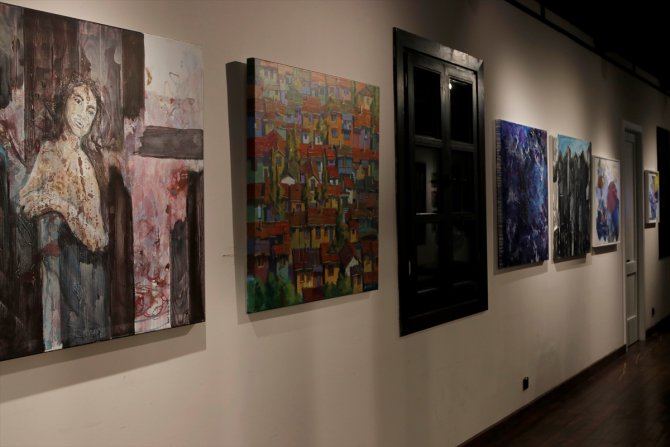 Muğla'da "Uluslararası Resim ve Heykel Tasarım Sergisi" açıldı
