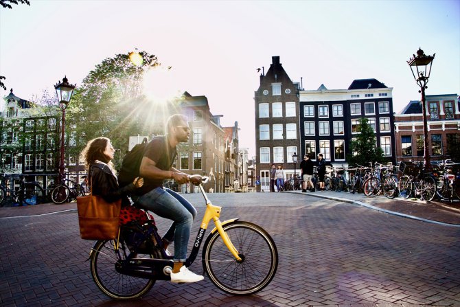 Hollanda'da halk bisikletle çocuk yaşta tanışıyor