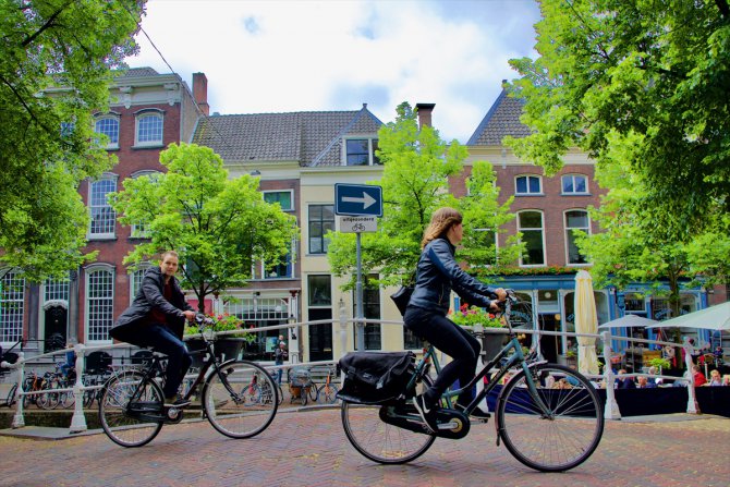Hollanda'da halk bisikletle çocuk yaşta tanışıyor